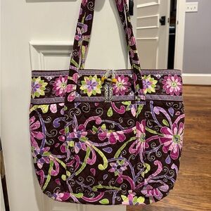 Vera Bradley Purple Punch tote GUC